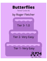 Butterflies (Tiered Tunes #2) Concert Band sheet music cover